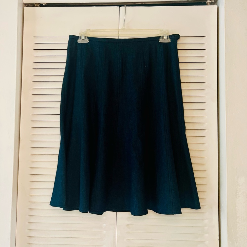 Westbound Elegant Lightweight Denim Women's Medi Skirt